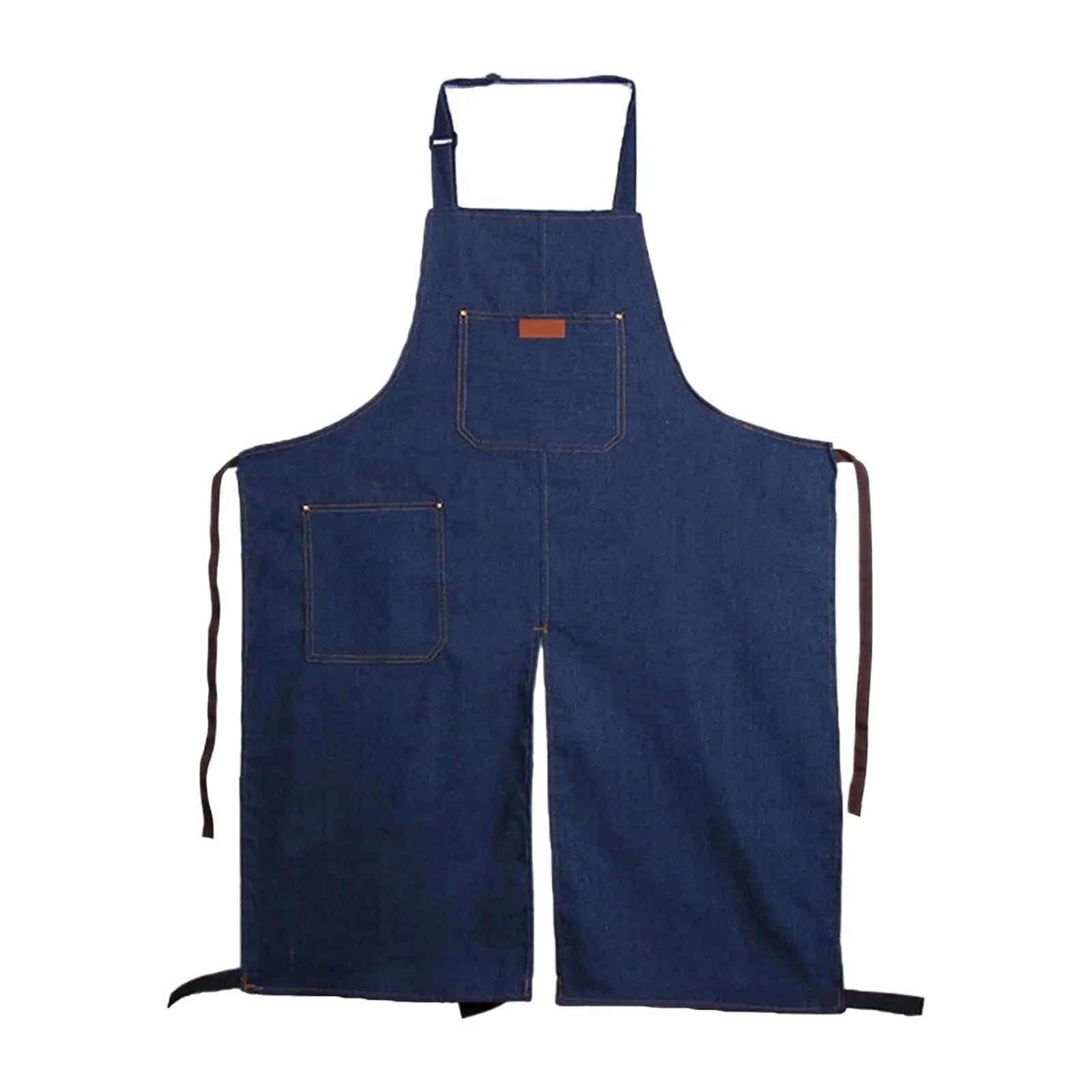 Töpferschürze Komplett Töpferschürze mit geteilten Beinen, robust, schlicht, verschleißfest, bequem und tragbar, for Kunstarbeiten, Küche, Garten, Basteln Malen