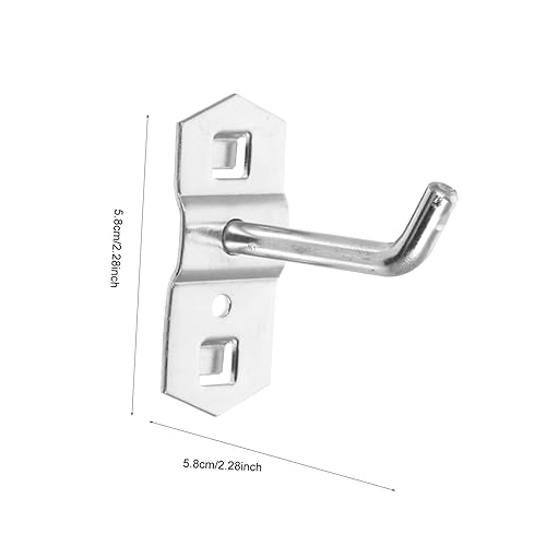 Miniatura 4 de Ganchos para clavijas, 24 piezas, llaves, placa de gabinete de pared, tornillo, suministros de almacenamiento de supermercado, soporte de bloqueo de