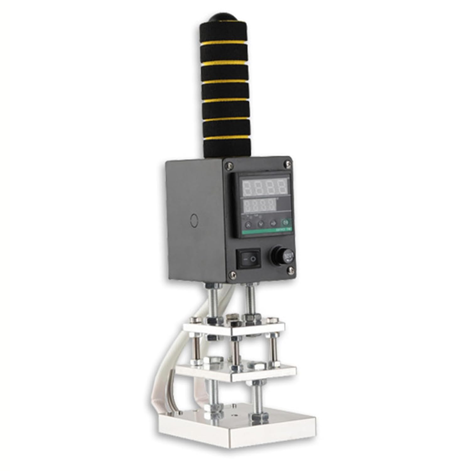 Machine d'estampage à chaud à double tube 500W pour cuir