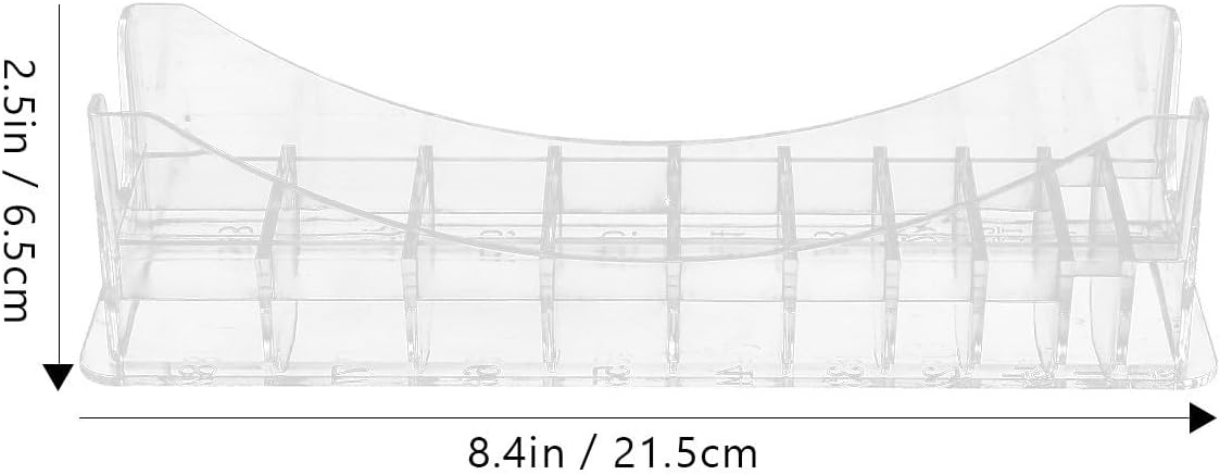 Guide Comb Storage Box Plastic Hair Tool Organizer for Barbers