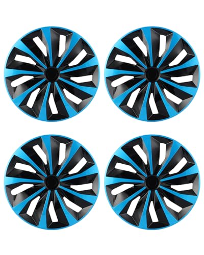 ABX 16 Inch Blue-Black Hubcaps