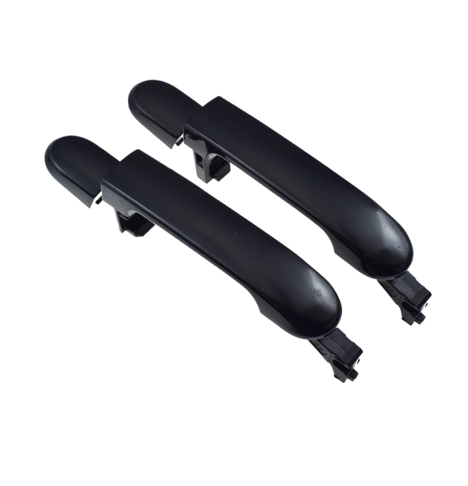 Pacsci 2 Pcs Rear Lh Rh Car Outer Door Handle For Nissan For Versa For Tiida 2007-2012 Black Exterior Outside Door Handle Front Rear Left Right(2 Pcs Rear Lh Rh)