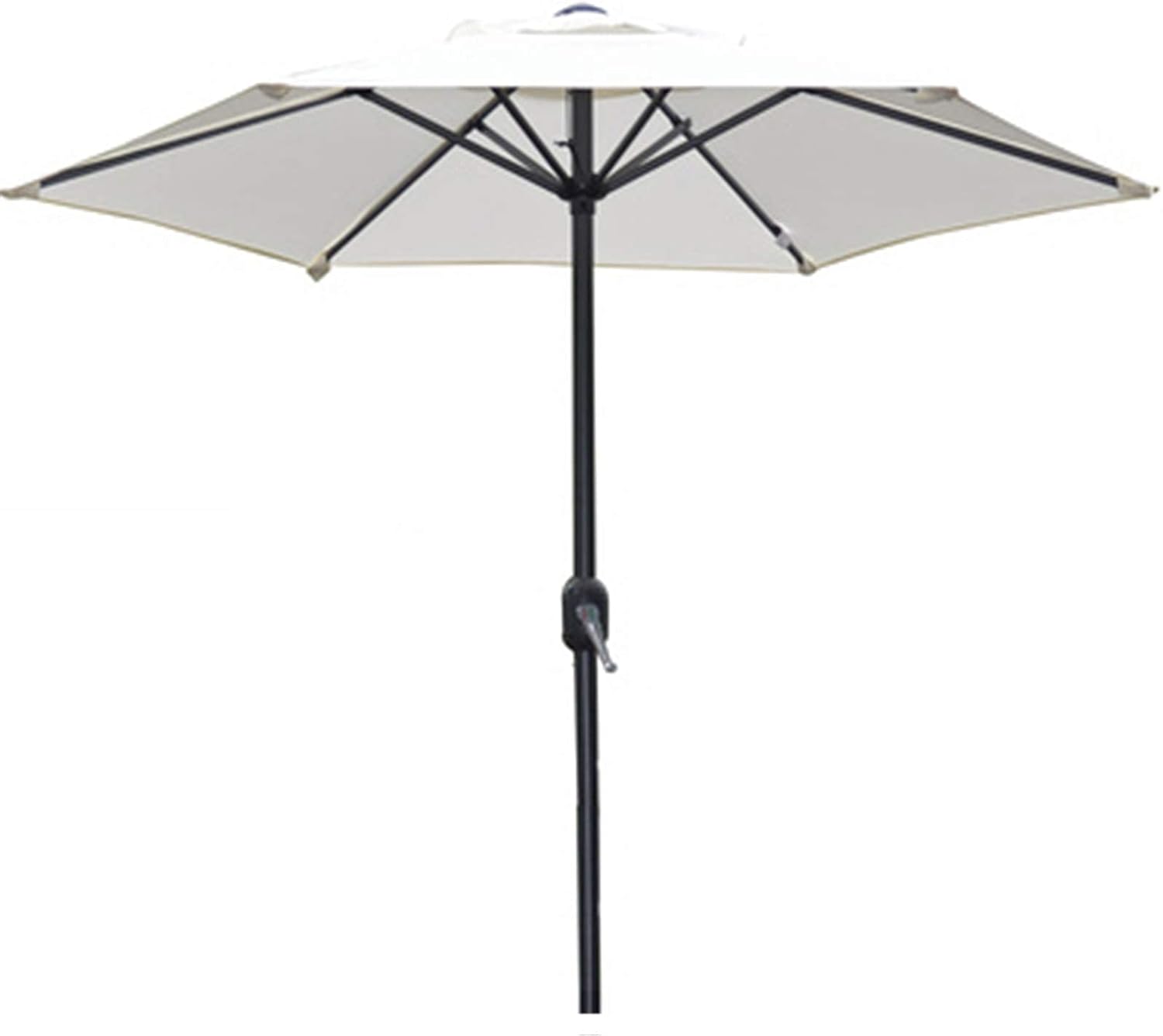 LSLYTQ Garden Parasol, Round Patio Umbrella, Outdoor Sun Shades With Tilt And Crank Mechanism, for Balconies, Beaches, Swimming Pools good