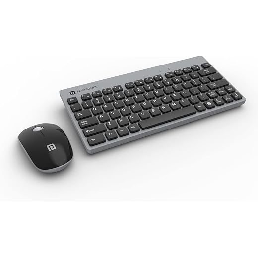 Portronics Key2 Wireless Keyboard + Mouse Set