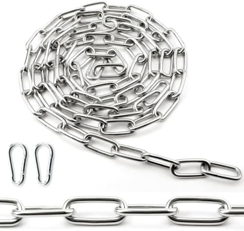 Edelstahlkette 2 M, 3 Mm Stärke – Robuste Kette Für Haustiere, Deko, Camping