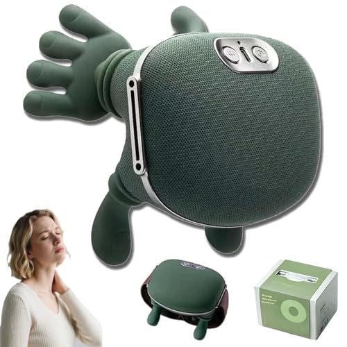 Siaasoo Massage Master for Shoulder, Neck, Electric Deep Tissue 3D Kneading Massage, Gifts for Women, Men, Mom and Dad (Green)