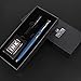 BOCIYER Luxury Fountain Pen Set,Ink Pen for Smooth Writing,Medium Nib,Includes 10 Ink Cartridges&Ink Converter,Best Pen Gift Case for Men & Women,fancy,calligraphy,Executive,Office pen-Blue