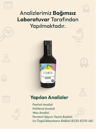 Ravla Organik Zeytinyağı – Bebek ve Çocuklara Özel Yüksek Polifenol Serisi 250ml