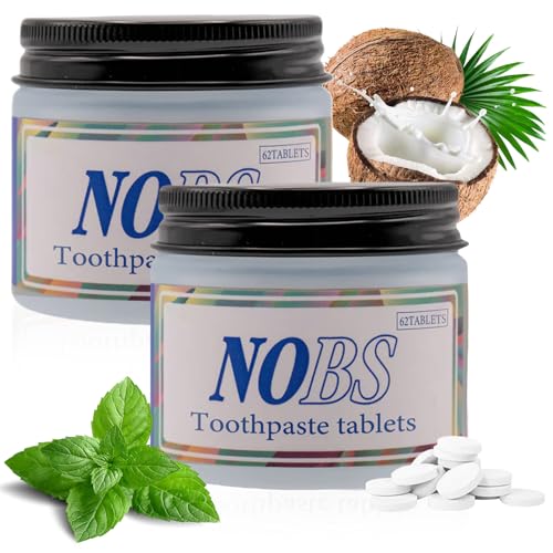Tabletas Pasta Dientes, Tabletas Enjuague Bucal Masticables, Toothpaste Tablets, Pasta Natural,...