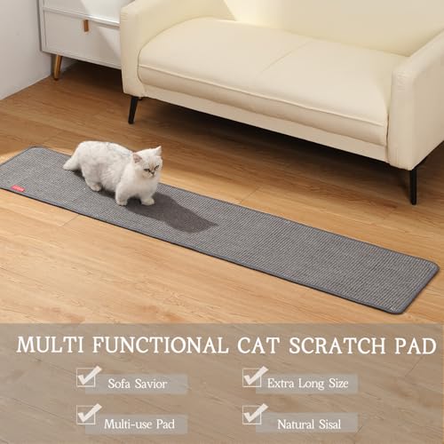 Rascador de pared para gato 66.93x13.38x0.32 pulg miniatura 6