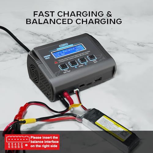 Cargador LiPo 150W que soluciona el balanceo lento de celdas 4