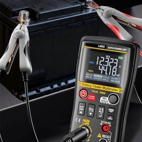 Testeur de résistance interne automatique 25000 comptes haute résolution avec sondes de mesure - 6