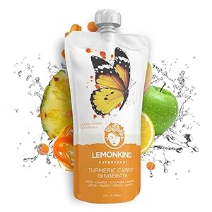 Turmeric Carrot Gingerade Superfood Juice – Antioxidants & Immune Defense (10 oz, 12 Pack)