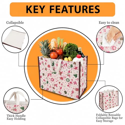 Image of DOUBLE R BAGS Big Heavy Duty Large Eco Cotton Canvas Grocery Shopping Bag for Men & Women Vegetable Milk Fruits with Hand Carry Handle Lunch Box Jhola Tote Bags