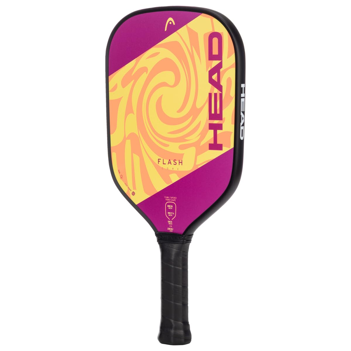 HEAD Flash CORE Pickleball Paddle, Purple/Sand