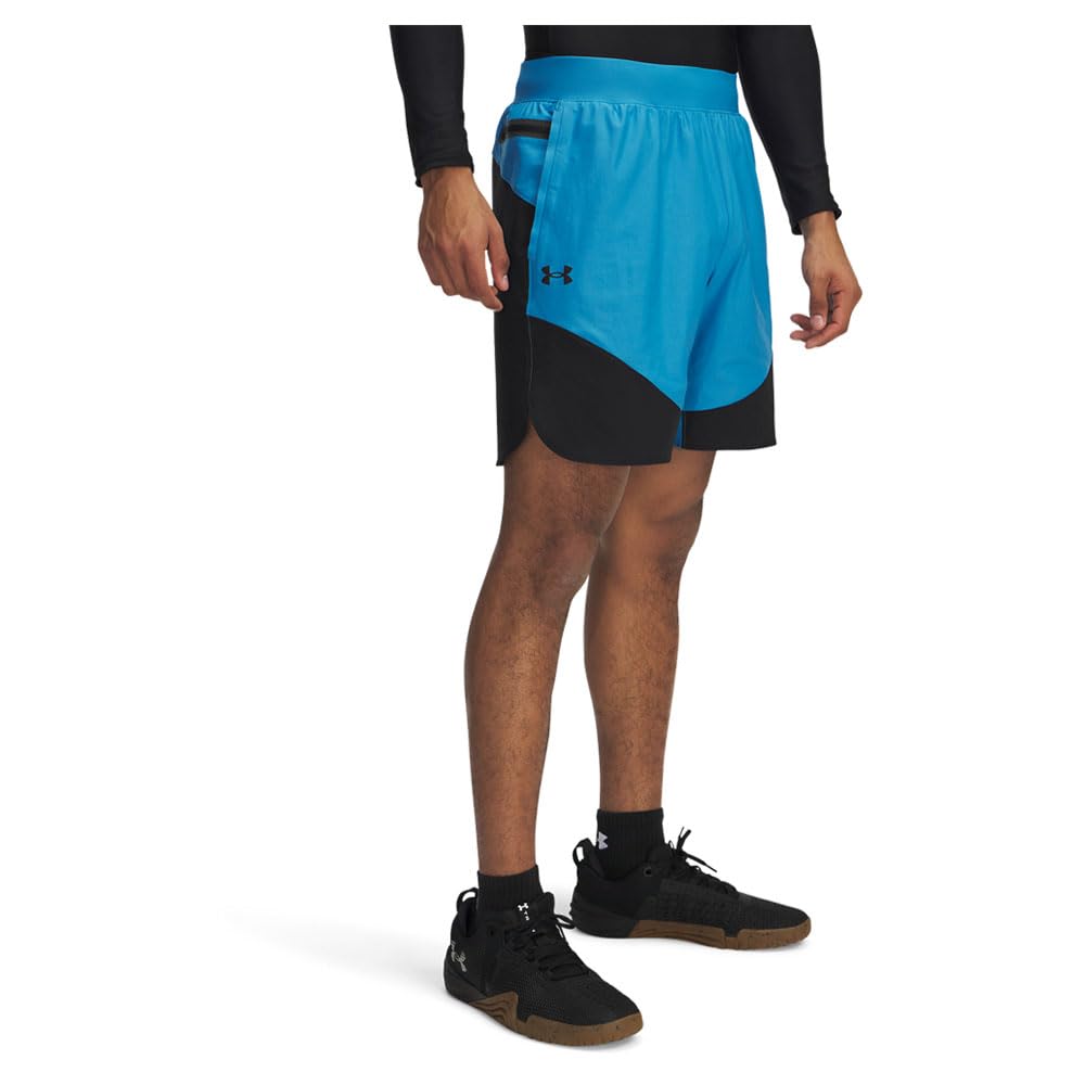 Under Armour Blue Vanish Elite Hybrid Shorts M