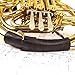 Leather French Horn Protection - Double Horn Guard for Secure Grip (Brown)