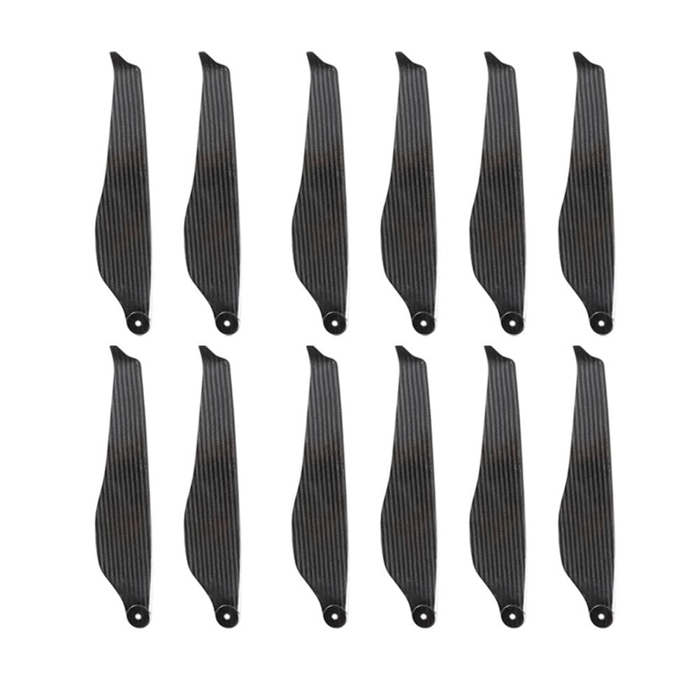Adatto for eliche a pale for droni della serie a basso rumore, elica pieghevole in fibra di carbonio CW CCW, pala di riduzione del rumore for aereo agricolo(Bundle 1,16 inch-1650)