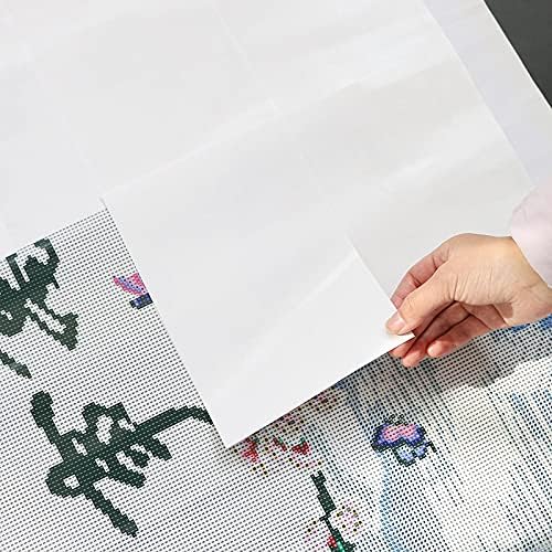 Miniatura 3 de Huacan 100 piezas de papel de liberación de pintura de diamante antiadherente, 3.9 x 5.9 in (100 unidades)
