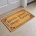 Front Door Mat Muikoo Welcome Mat Wizards Welcome Muggles Tolerated Machine Washable Rubber Non Slip Backing Bathroom Kitchen Decor Area Rug Funny Doormat Indoor Outdoor Rug 23.6