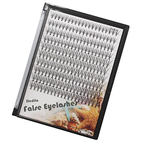 Dedila Large Tray Grafted Individual False Eyelashes Thickness 0.07Mm D Curl Makeup Soft Lightweight Cluster Lashes Easy To Apply Diy Eye Lashes Mixed 10-12-14-16Mm/14-16-18Mm To Choose (Mixed 14-16-18Mm) #TOP4
