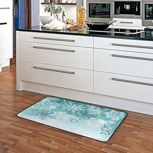 Alfombras de cocina de Navidad para proteger tu suelo con una suave decoración navideña 6