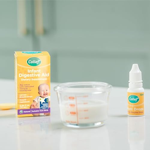 Miniatura 6 de Colief Ayuda digestiva infantil  Gotas de gas para bebés  Alivio natural y seguro de gases para bebés  Reduce los cólicos del bebé la hinchazón del