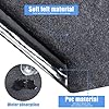 90 * 90 inch Round Inflatable Hot Tub Mat, Outdoor Indoor, Waterproof Slip-Proof Backing, Absorbent Spa Pool Ground Base Flooring Protector for Hot Tub Pool
