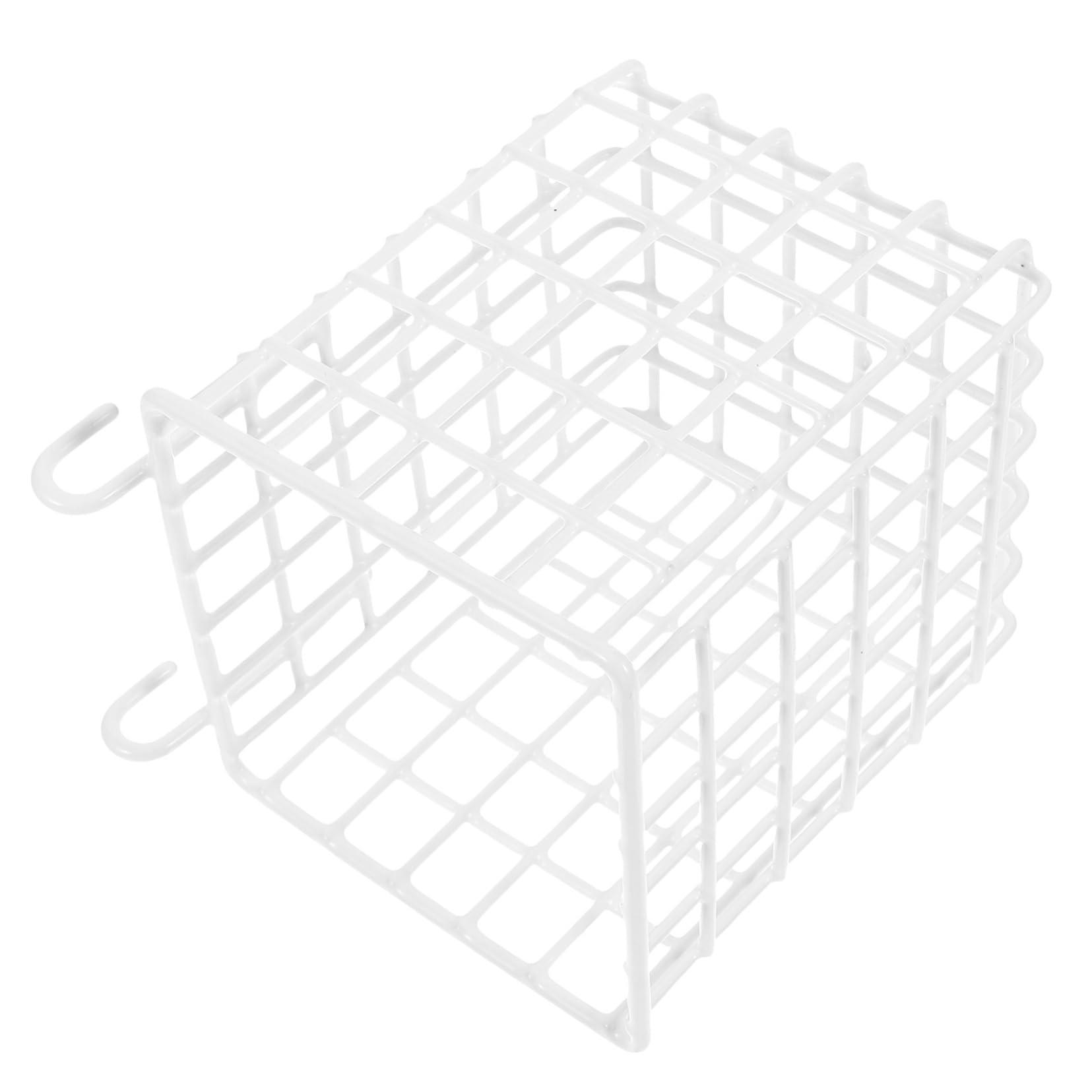 Garneck Over The Door Wire Basket Organizer Multi-functional Hanging Storage for Kitchen Bathroom and Bedroom Sturdy Iron Finish Space-saving Design Easy Access to Items