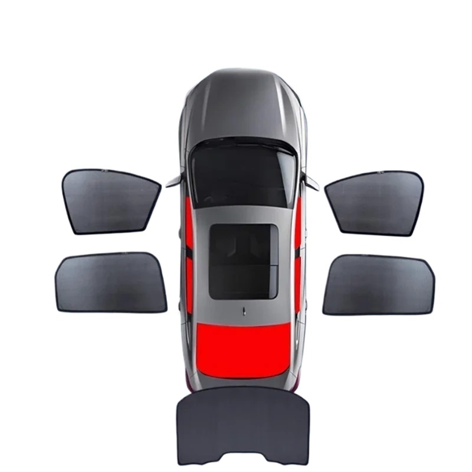 Parasole de Auto per Kia per Sorento MQ4 MK4 | Finestre con tenda parasole magnetica per protezione privacy(5 piece Sunshade)