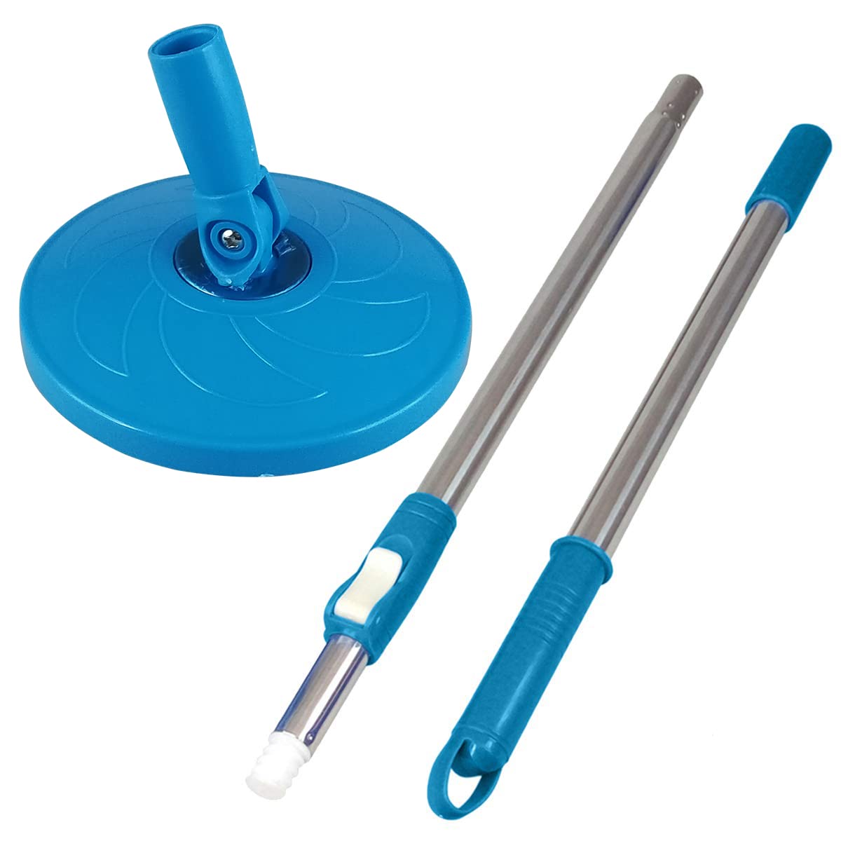 Primeway Stainless Steel Spin Mop Handle/Stick Rod w/Disc Plate