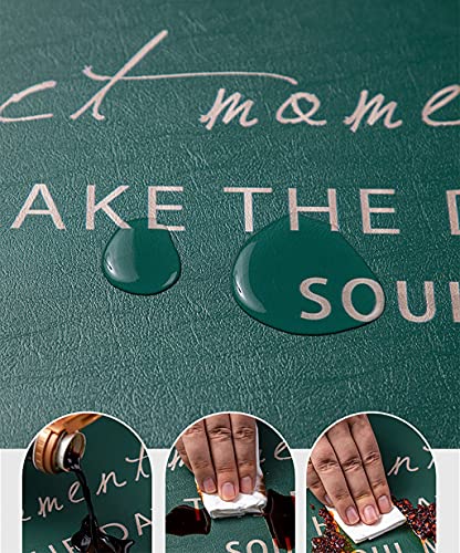 Yxx Leather Table Pad Protector Table Mat Cover,Chinese Elegant Tablecloth For Dining Room Table,Rectangle/Square Countertop Cloths Place Mats Desk Pads (Color : B, Size : 60X120Cm) #TOP2