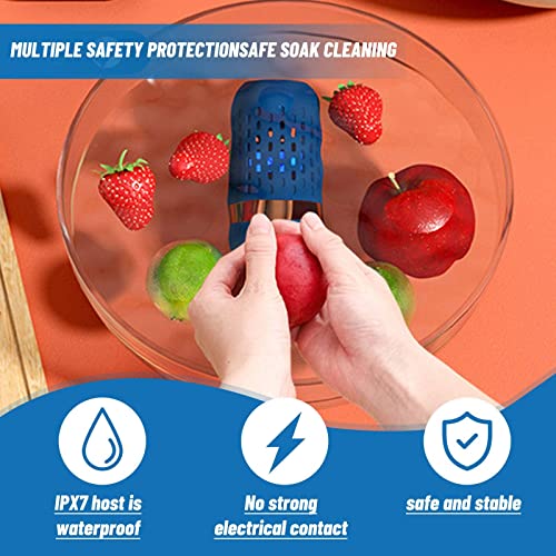 Fruit and Vegetable Washing Machine, Portable Ultrasonic Fruit Food Purifier Household Kitchen Food Cleaner Machine Usb Rechargeable Vegetable And Fruit Cleaner For Home Use - Image 2