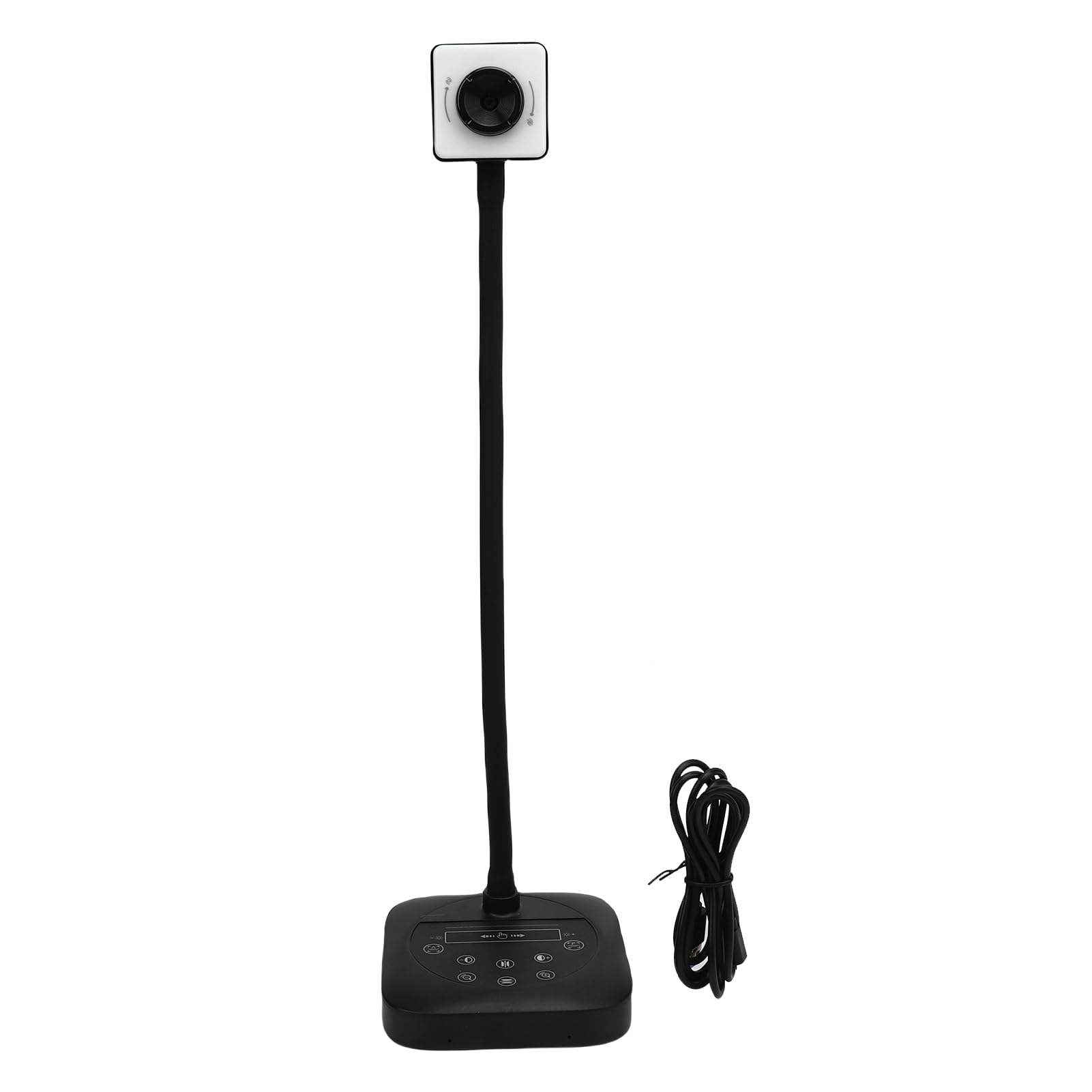 12-MP-Dokumentenkamera, Hochauflösende USB-Kamera mit LED-Licht, Drehbarer Halterung, 78°-Linsenwinkel-Scanfunktionen oder Webkonferenzen, Fernunterricht, Live-Demo