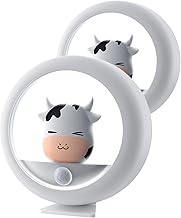AIMILAR LED Motion Sensor Kids Night Lights Rechargeable USB Night Light Lamp for Kids Room Bedroom Bathroom Toilet Portable Baby Nursery Magnetic Cow Nightlight (2 Pack)