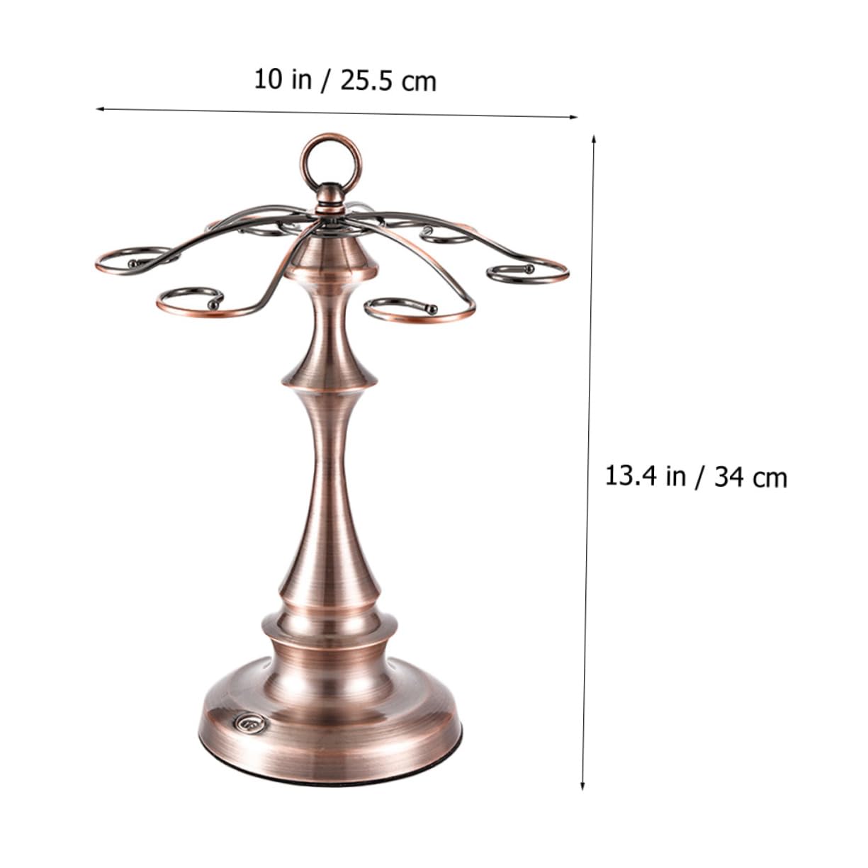 BRIGHTFUFU Household Glasses Display Rack Retro Goblet Stand for Stemware Storage Wine Glass Holder Decoration for Friends and Family