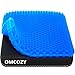 Gel Seat Cushion, Cooling seat Cushion (Super Large & Thick), Breathable Honeycomb Design Absorbs Pressure Points Seat Cushion, Gel Cushion for Office Chair, Home Car seat Cushion for Wheelchair