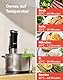 KitchenBrothers Sous Vide Stick Garer - Souvide Set - Souvidestab - Suvit Garer - Souvidestab - Sou Vide Stab - Suvide Garer - 0 Bis 95℃, Einstellbar Pro 0,2℃ - Timerfunktion - Alarm - 1200W