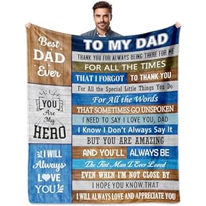 Gifts for DadDad Gifts Throw Blankets 60 X 50 Dad Birthday Gift Birthday Gifts for Dad Dad Gifts from DaughterSon Dads Birthday Gifts Ideas Best Dad Ever Gifts Gifts for Fathers Day
