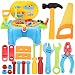 ifundom 20Pcs Bambini Strumento Banco di Simulazione Riparazione di Strumenti Cassetta degli Attrezzi di Plastica Banco di Laboratorio di Strumento Giocattolo Kit Toddlers Strumento Banco