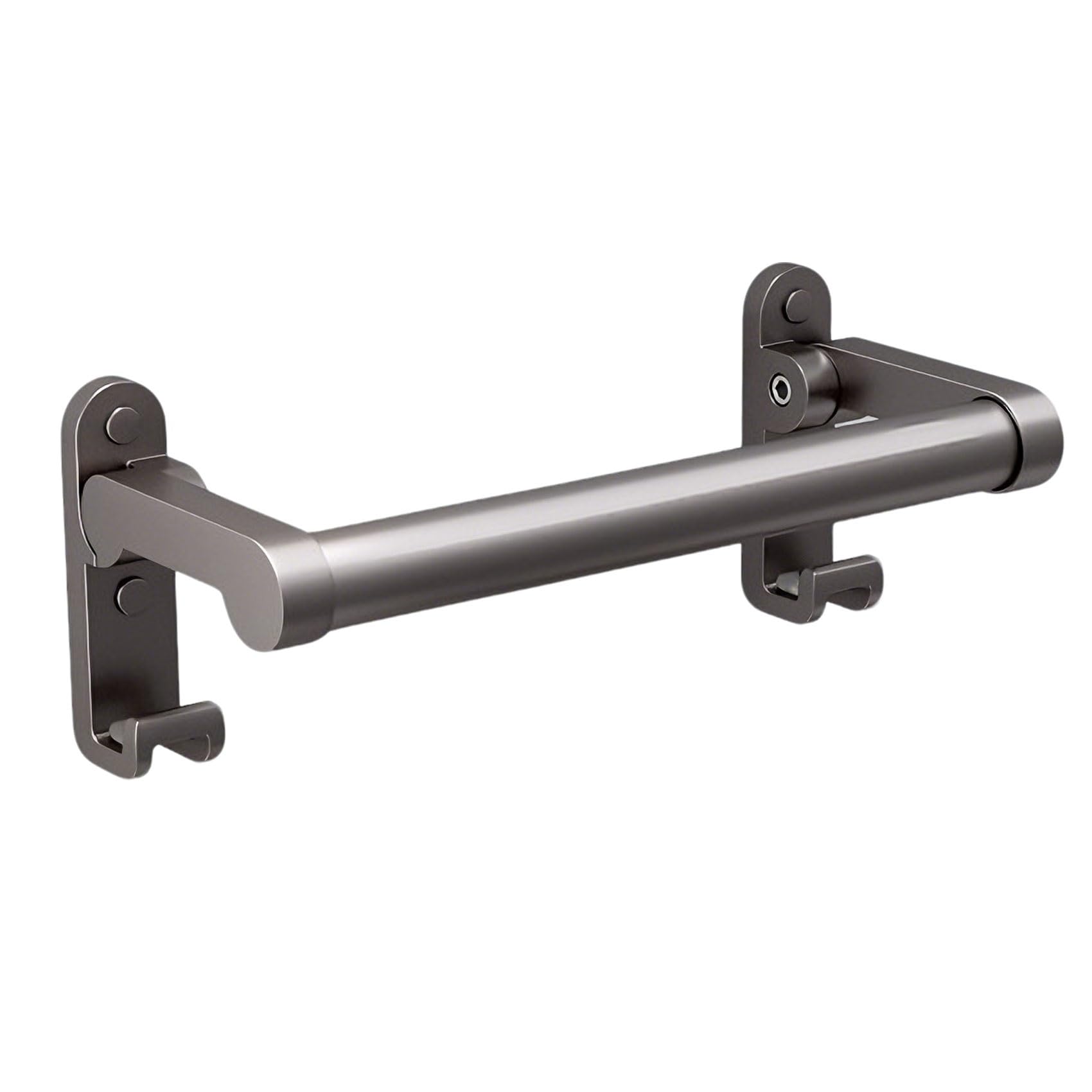 Porte-serviettes mural pliable 30cm barre support sans perçage bain