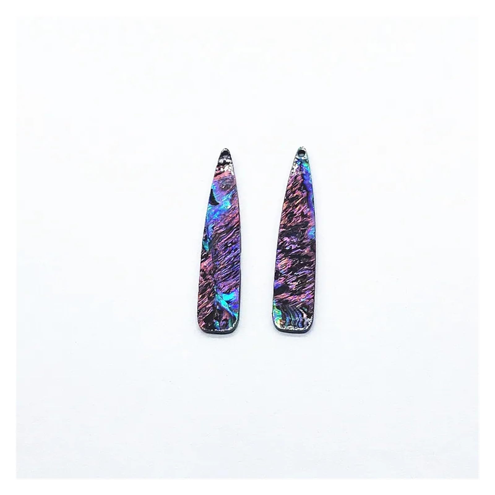 LIUCH 54x12mm 30 szt. Akryl z muszlą zawieszka w kształcie kropli do półproduktów do biżuterii/kolczyków DIY części, półfabrykaty i elementy biżuterii(Pink)