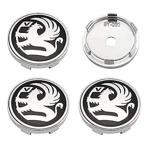 4Pcs Hub Centre ​Caps for Opel Vauxhall Astra k Insignia Vectra Crossland Corsa 60mm, Wheel Decoration Cover, Hubcaps, Hub Cap, Dust/Waterproof/Wear-Resistant/with Logo Cover