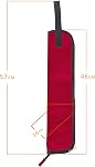 Dilwe Drum Stick Bag, 5 Colors Drum Stick Storage Hanging Bag Drumstick Portable Handbag with Handle(Red)