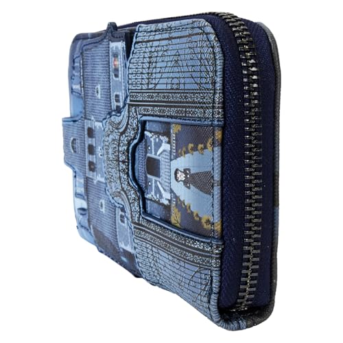 Loungefly MGM Wednesday Nevermore Castle Zip Around Wallet2