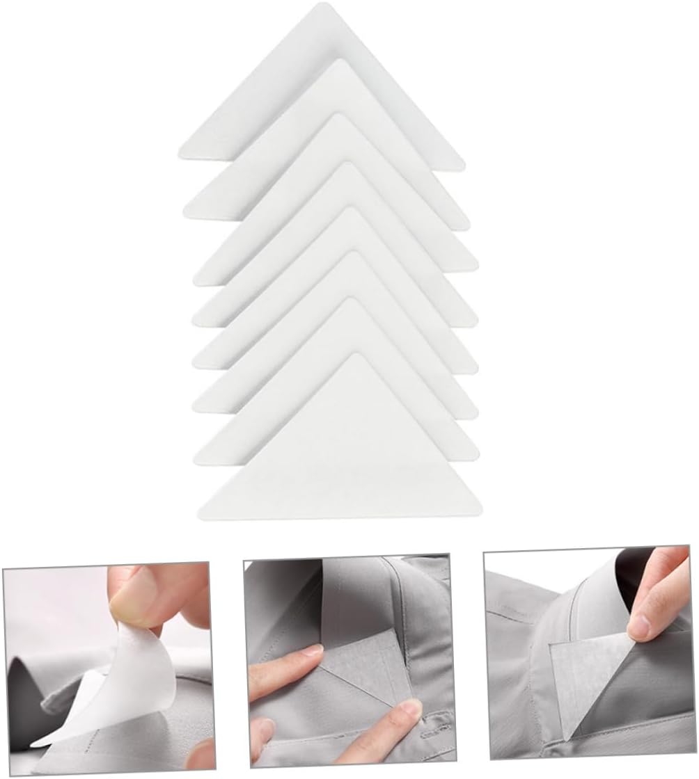 COLLBATH 180Pcs Collar Stays for Men Adhesive Shirt Support Collar Inserts to Keep Dress Shirts Crisp and Pristine for Business Dating and Interviews