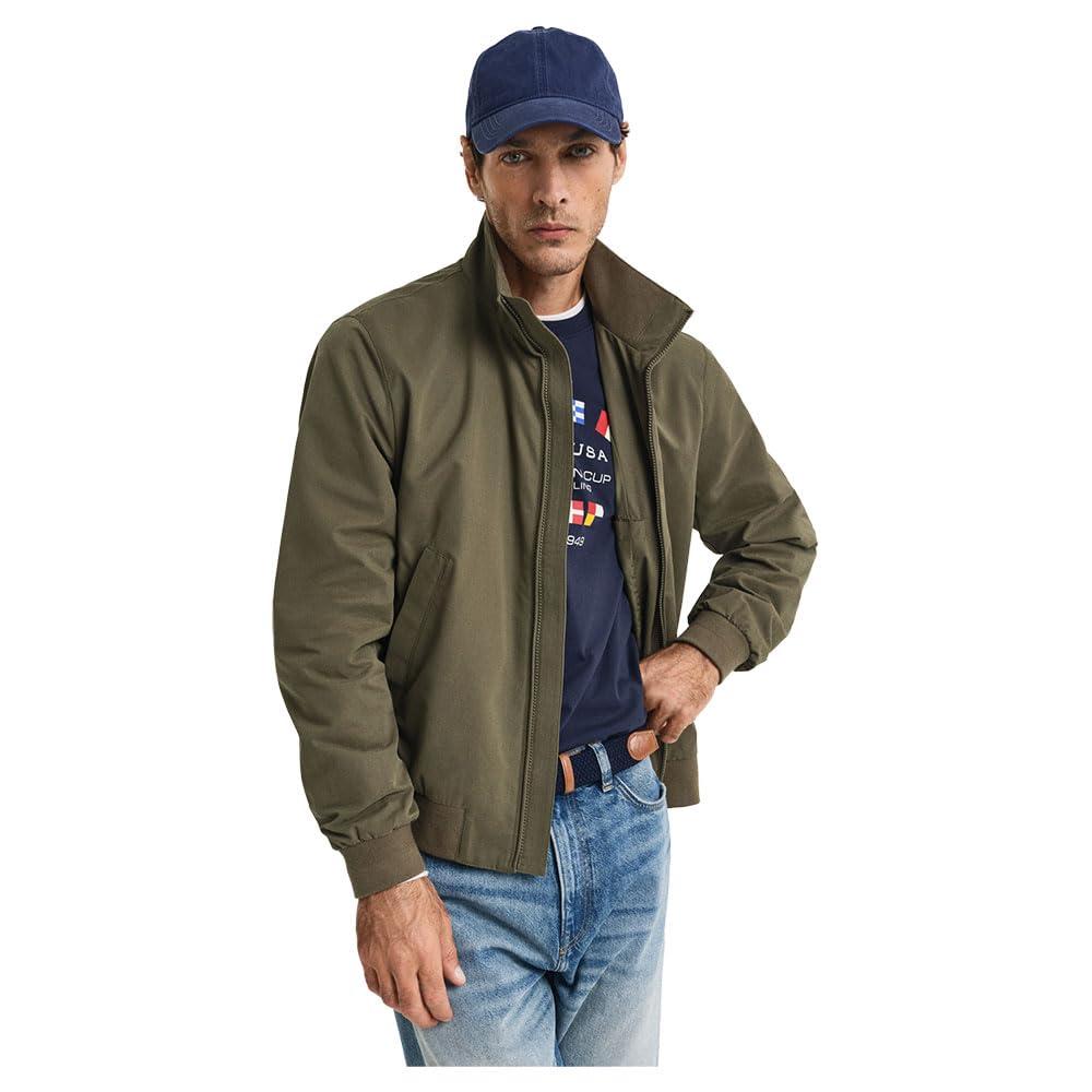GANT LIGHTWEIGHT HAMPSHIRE JACKET, Juniper Green, XXL