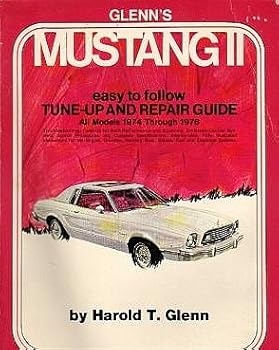 Paperback Glenn's Mustang II tune-up and repair guide Book