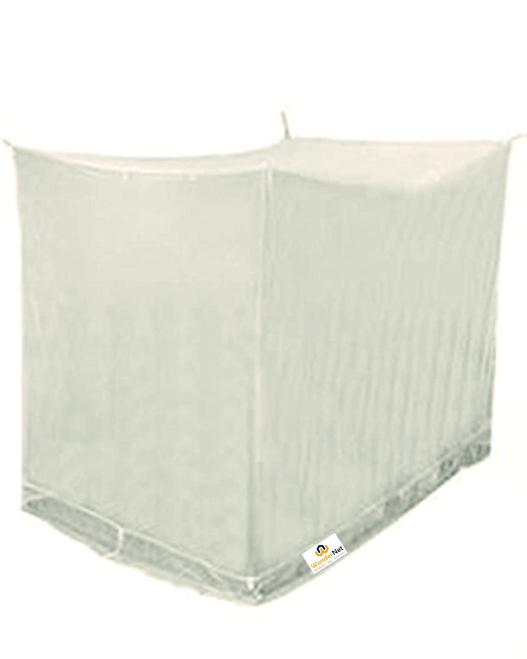 WonderNet Desi Mosquito Net Cream Color for Deluxe/King Size Bed (6ft X 7ft) (B09KNFKB7L) Amazon Price History, Amazon Price Tracker