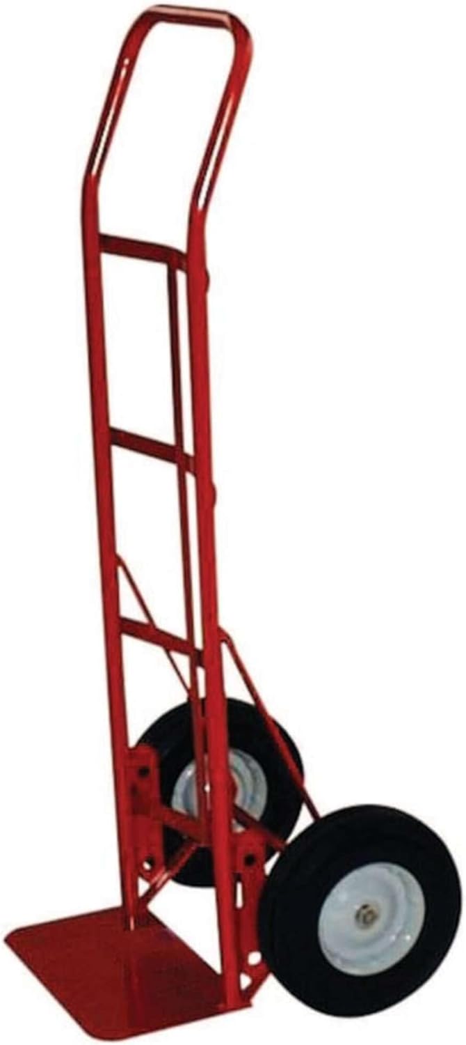 Milwaukee Hand Trucks 40107 Flow Back Handle Truck with 10-Inch Puncture Proof Tires and Steel Hub